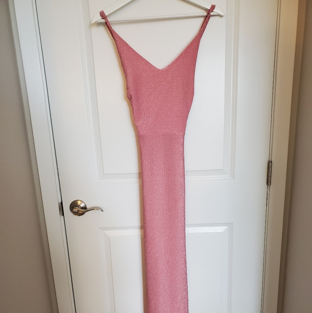 Shellylike Open Back Sequin Party Maxi Dress